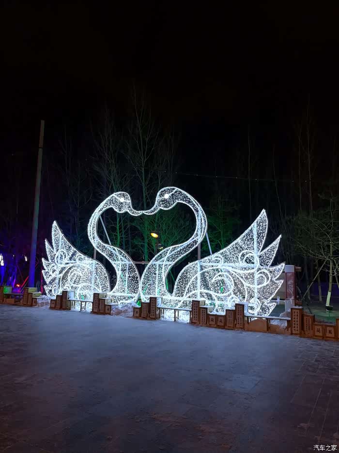 【欢度双节】赏四平植物园夜景