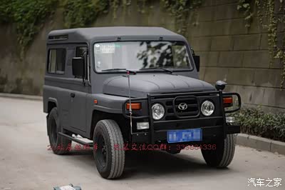 北汽2017款212防化侦查车测试版谍照流出_B