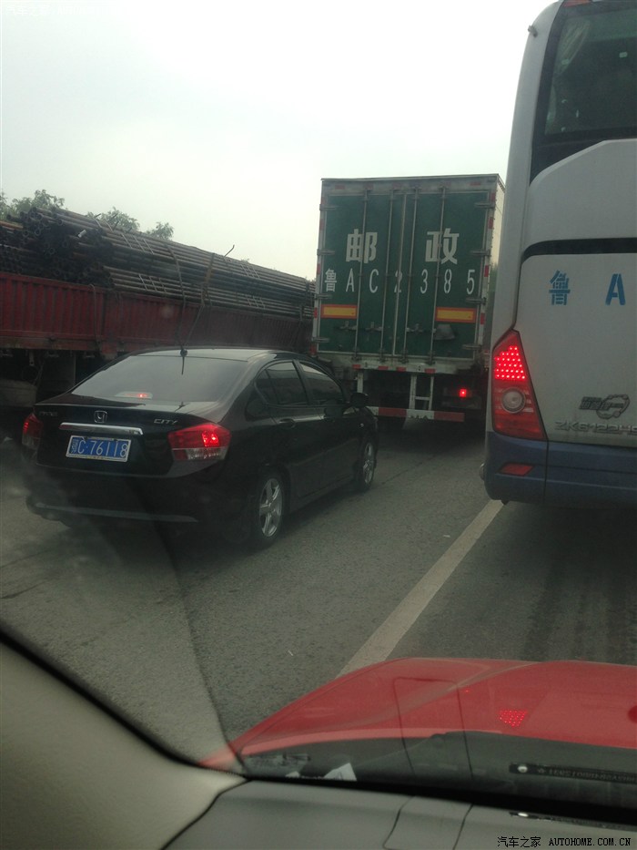 高速堵车!晕