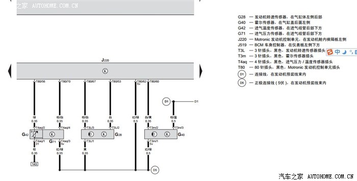 【图】找发动机转速传感器信号线_POLO论坛