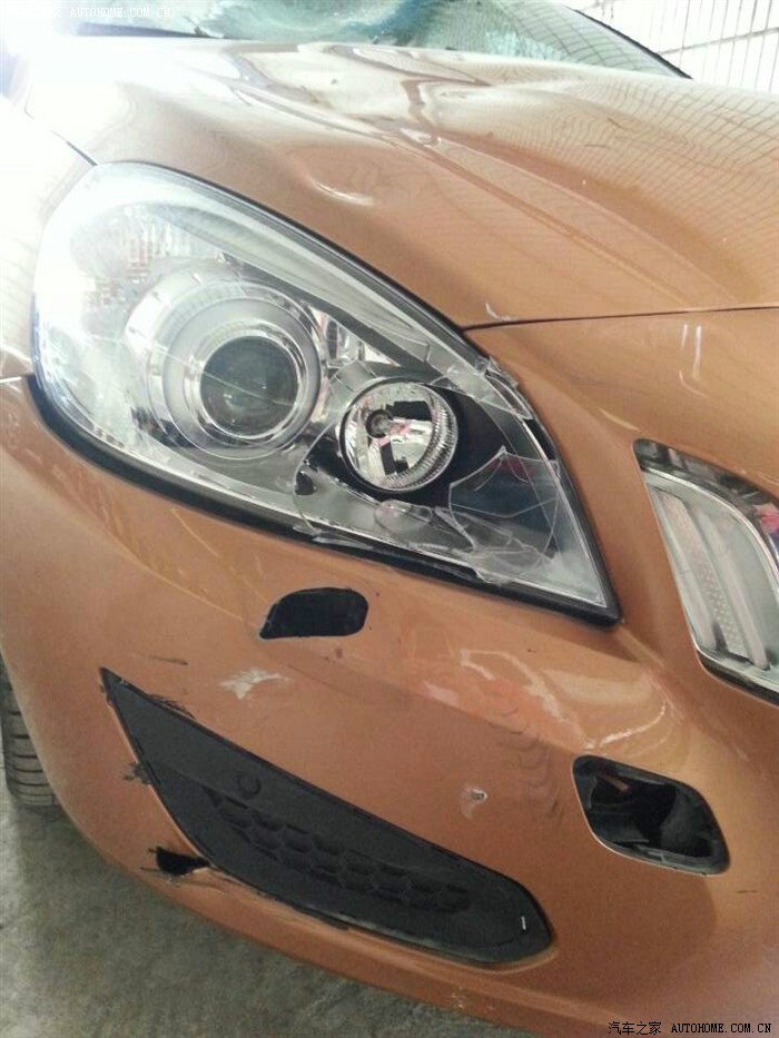 车祸下,补图 沃尔沃s60 s60l v60论坛 汽车之家论坛高清图片
