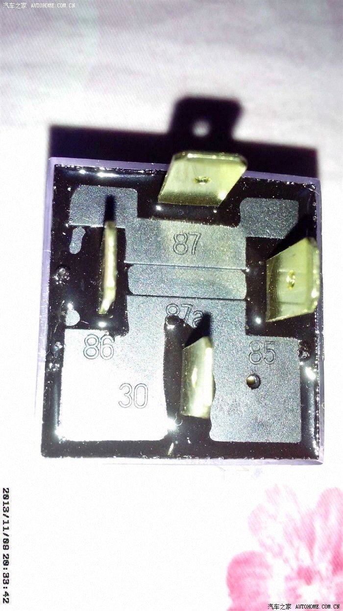 求四角继电器接线方法高清图片
