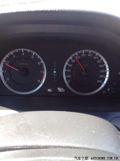 【图】2.0八代雅阁,120公里时速 转数2500正常