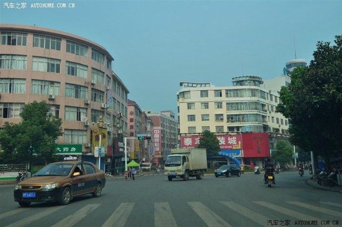 上午11多点到达江永县城,没有停留,穿城而过.