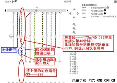 一根电线——实现新捷达仪表灯常亮(效果很理想,动手需谨慎)