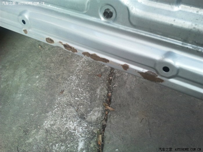 【图】你的车门脚生锈了吗?悦动设计缺陷的修