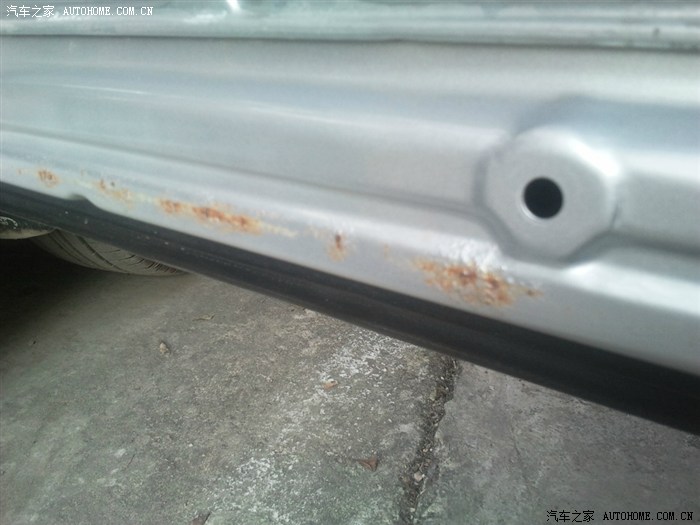 【图】你的车门脚生锈了吗?悦动设计缺陷的修