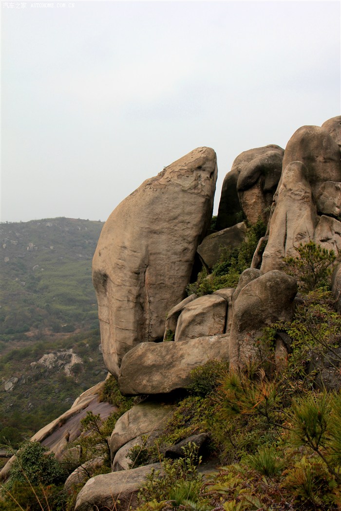 游温州大罗山免费的风景区看绝世龙脊石