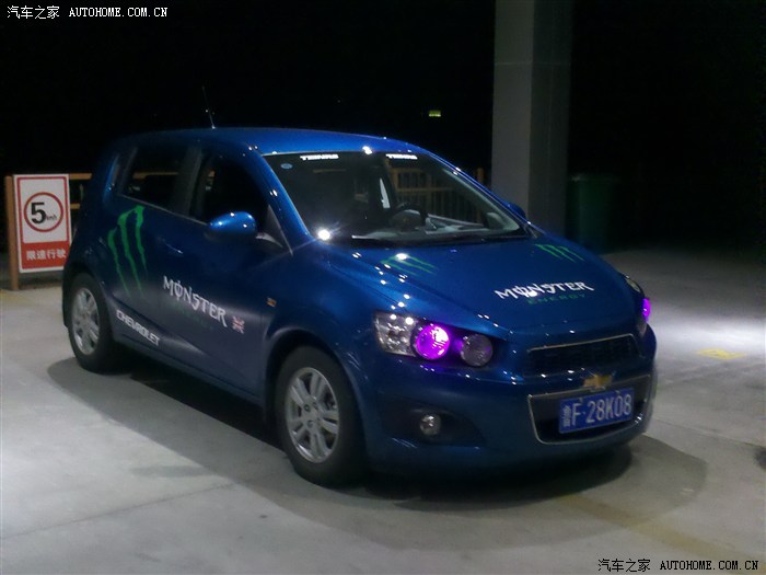 【图】冰河蓝两厢Monster贴花~ 瘦不鸟了。_爱