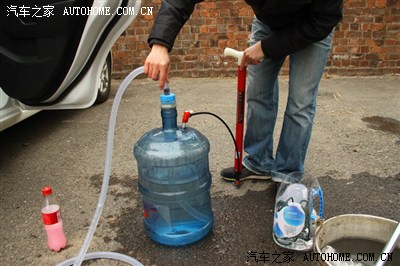 外边洗车实在是太贵了，咱自己自制洗车器。。。。。哈哈。。。_天津_手机汽车之家