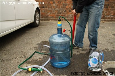 外边洗车实在是太贵了，咱自己自制洗车器。。。。。哈哈。。。_天津_手机汽车之家