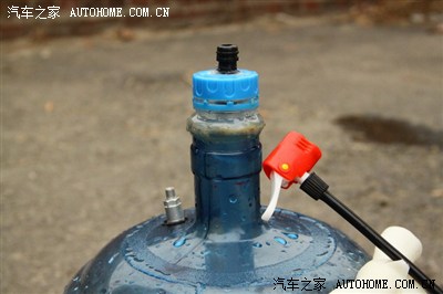 外边洗车实在是太贵了，咱自己自制洗车器。。。。。哈哈。。。_天津_手机汽车之家