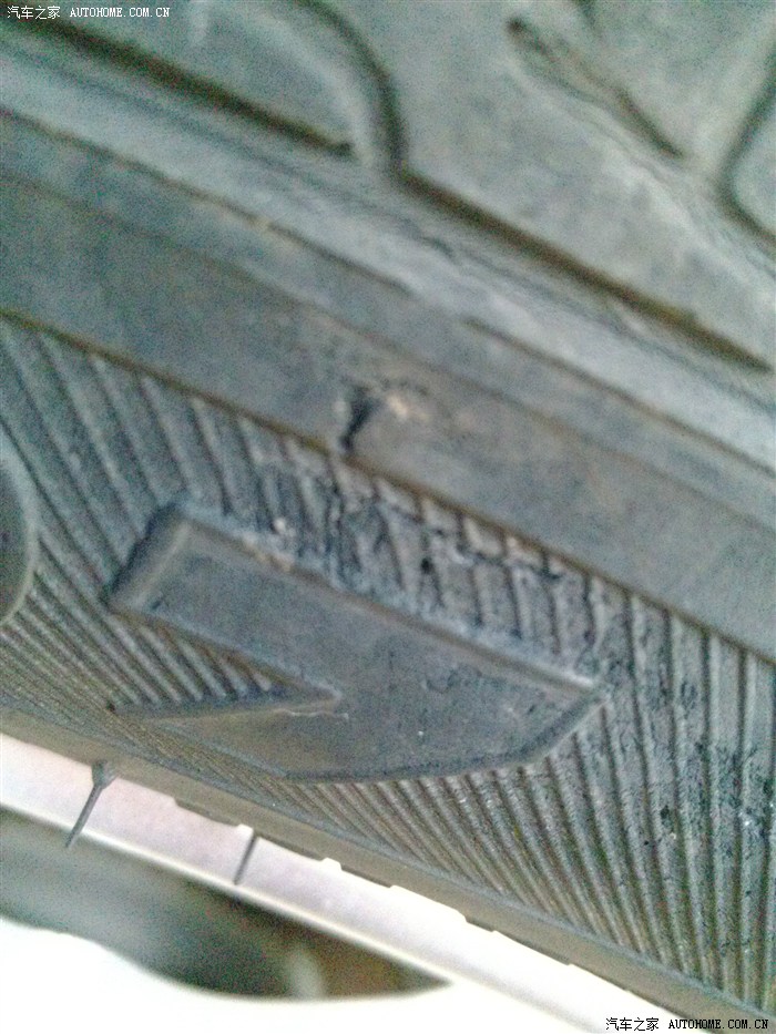 【图】韩泰轮胎胎壁出现裂痕_POLO论坛