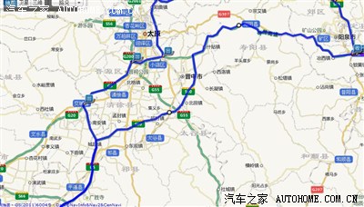 就是地图上标的s60,晋中榆次到祁县这一段,非常好走图片