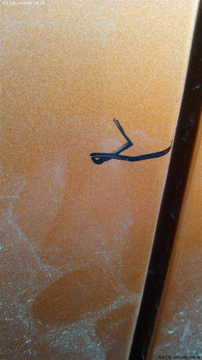 【图】车门被油笔画了,附完美解决方案。_风云