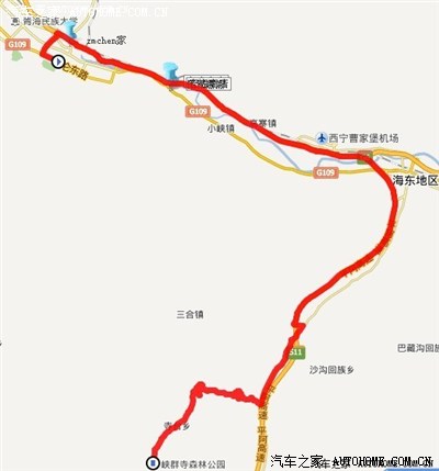 实际路线图(蓝进红出).