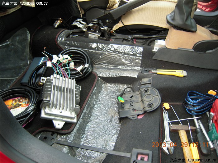 【图】308加装BOSE功放、JBL低音炮作业_标