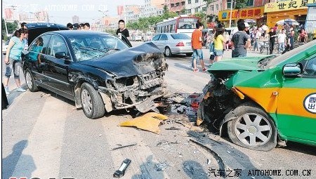 【图】帕萨特正面碰撞比亚迪F3_比亚迪F3论坛