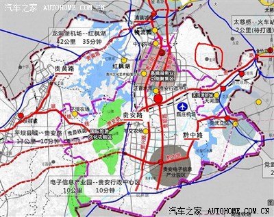 (规划人口500万贵安骨干路开