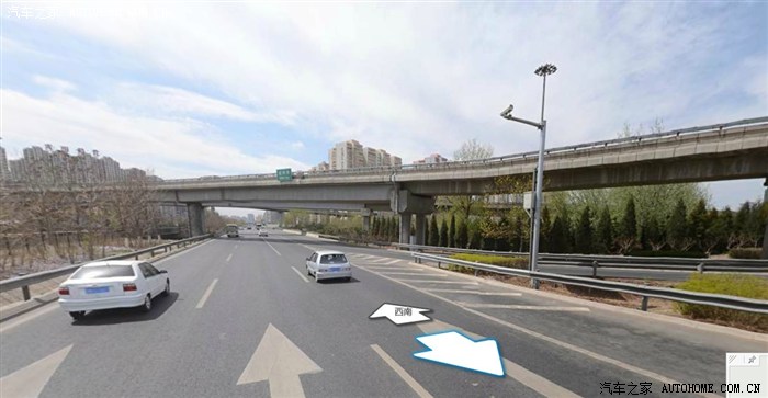 图】从五环来广营上京承高速到芍药居地铁站路