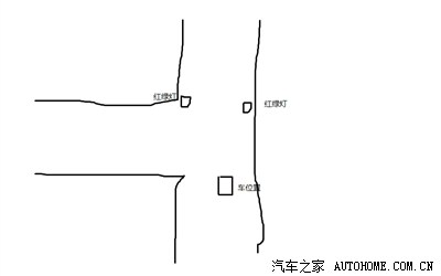 丁字路口2个红绿灯,怎么通行?