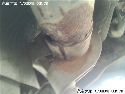 排气管中段烂穿漏气,现在车车也是看病难,看不