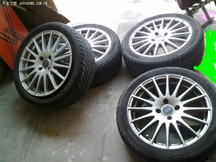 【图】17寸改装轮毂+轮胎出售.意大利O.Z轮毂