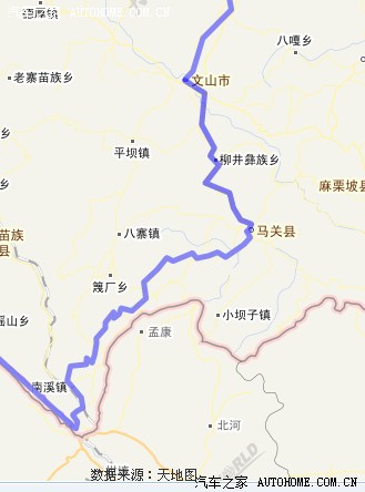 d14:云南文山——马关——河口瑶族自治县       &