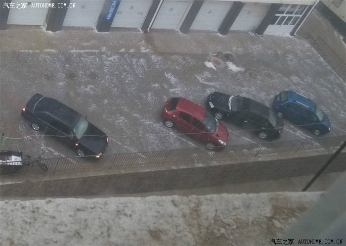 【图】我靠,下雹子了!砸车砸的我肝儿疼~_雪铁