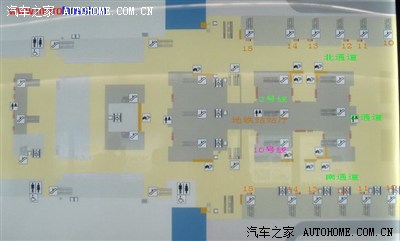 求虹桥火车站到达(北)/p9停车场站内地图一张图片