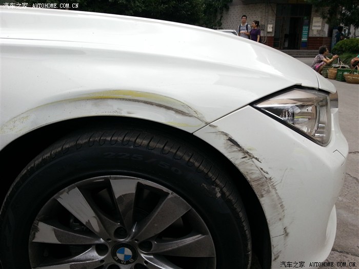 【图】小三刮蹭初体验(附图,维修结算单)_宝马3系论坛