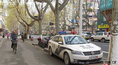 湖南警车在南京要火