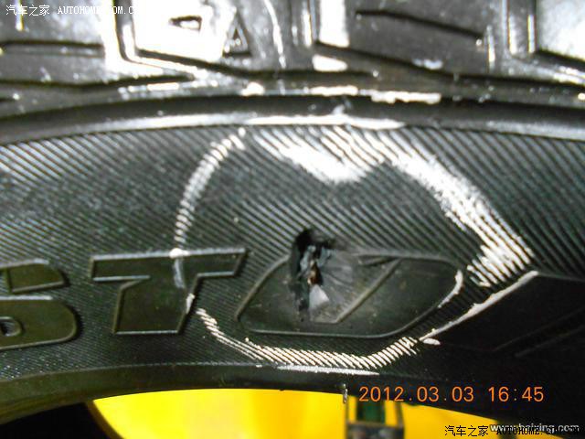 【图】汽车轮胎遇到胎侧扎伤 刮伤 鼓包 口子 等