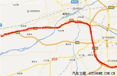 16:29 发表在 主楼 五一去天水,按照导航走的,看进入西宝高速公路了