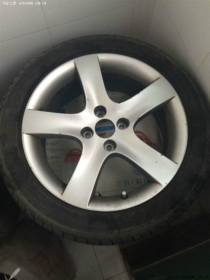 【图】转让二手七成新左右的17寸轮毂适用30