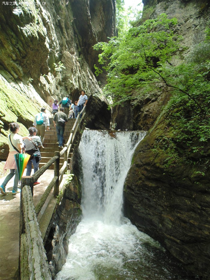 清凉仲夏月下旬 携妻陪母带儿游 柞水牛背梁上景 求精同赏求围观