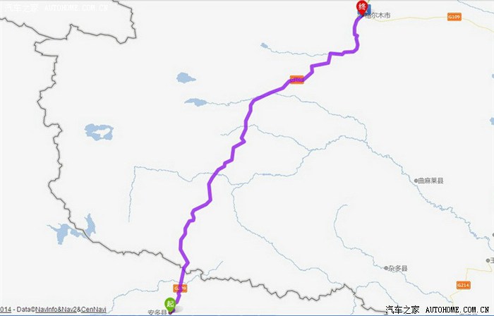 天格尔木—青海湖鸟岛( 687km )  行车  小时