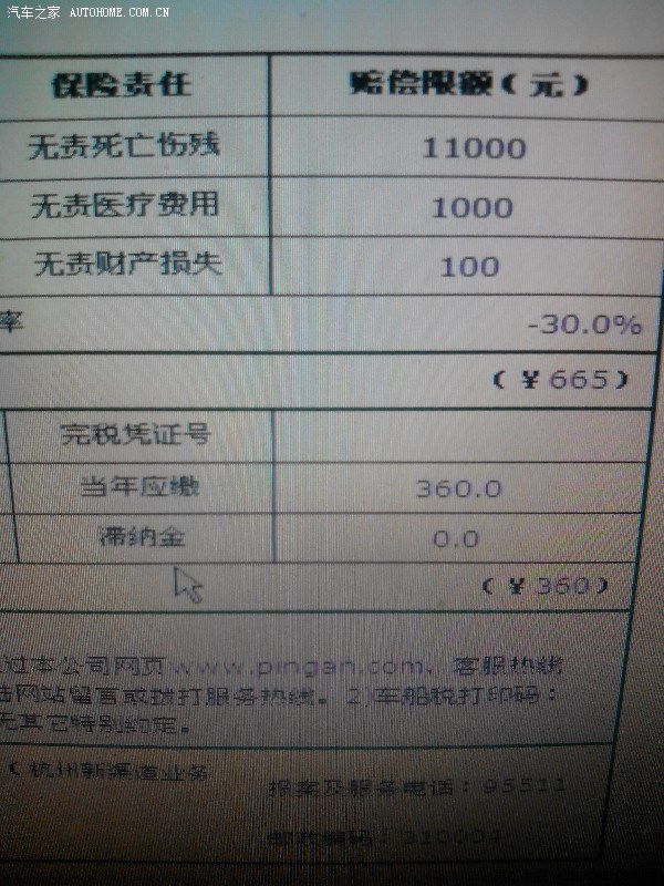 【图】平安电话车险优惠红包200元,3620实付