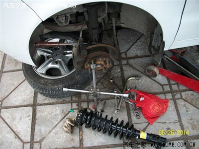 【图】QQ换台湾产TEIN短弹簧(整车效果图已更