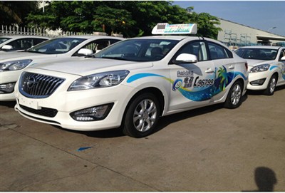 海马福美来m5电召车—海口公交集团交车仪式隆重举行