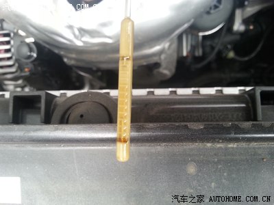 2014款优尚版的机油测量情况