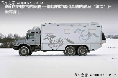 [转]装甲车?奔驰6×6越野房车