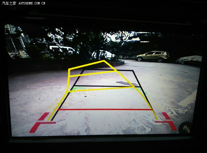 宝来惊现倒车轨迹