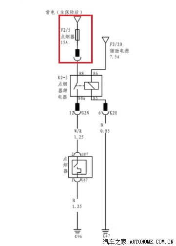 独家加装行车记录仪和电子狗的保险盒取电作业安全可靠