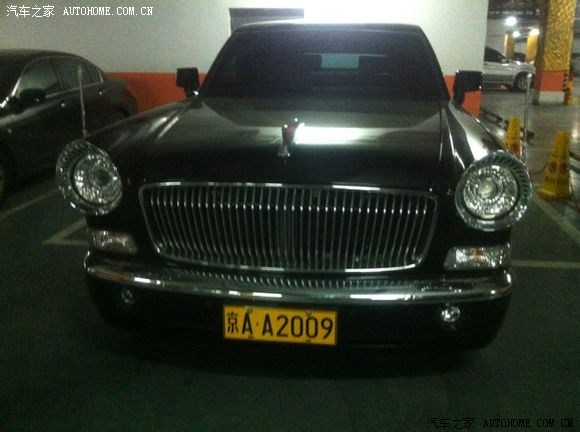 【图】黄牌的红旗L9 还没正式发布 居然有上牌