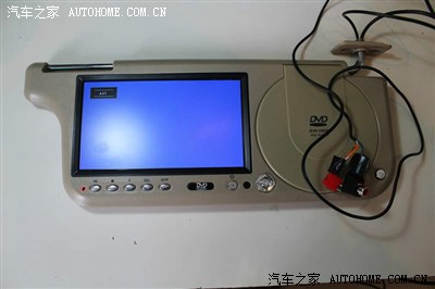 遮阳板显示器改造,与车载高清播放器和家用网