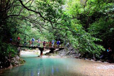 陕南石泉县城,中坝大峡谷游记(国庆节)