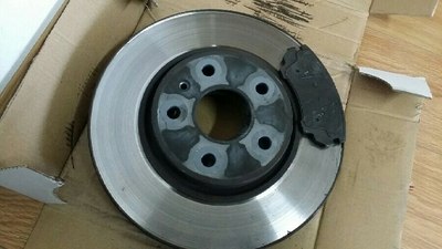 刹车盘的磨损,大家注意了吗?_标致508论坛