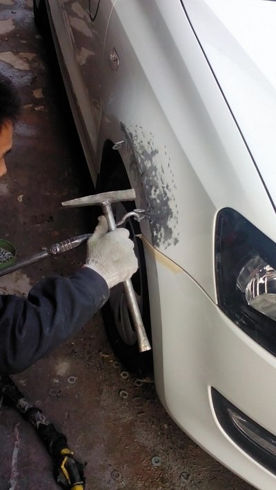 开始做板金了,这还真是看手艺活!_POLO论坛