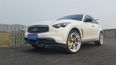 fx50s更换vellano vcy黑白双色轮毂效果图(新增包围图)_英菲尼迪qx70